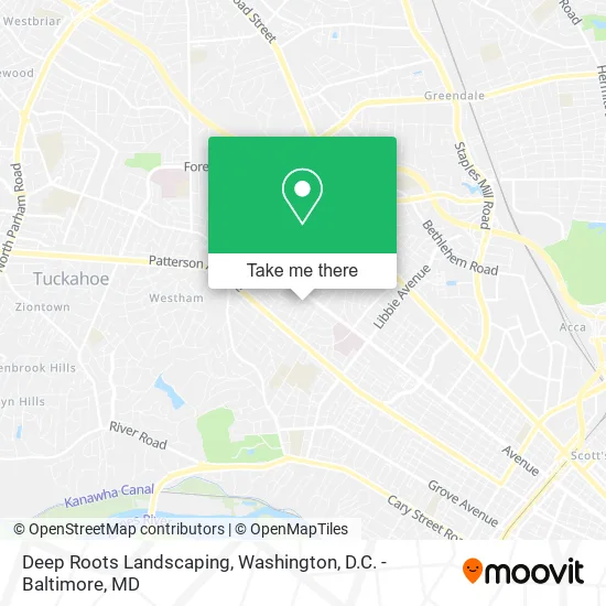 Deep Roots Landscaping map