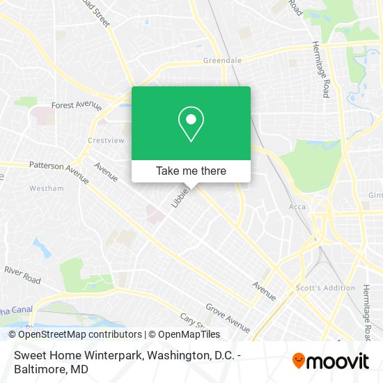 Sweet Home Winterpark map