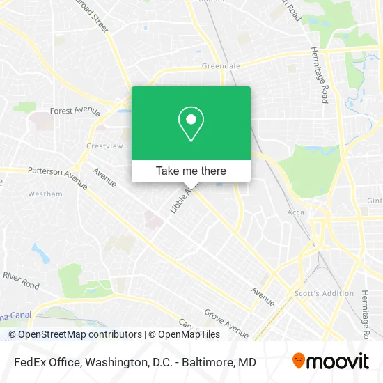 FedEx Office map
