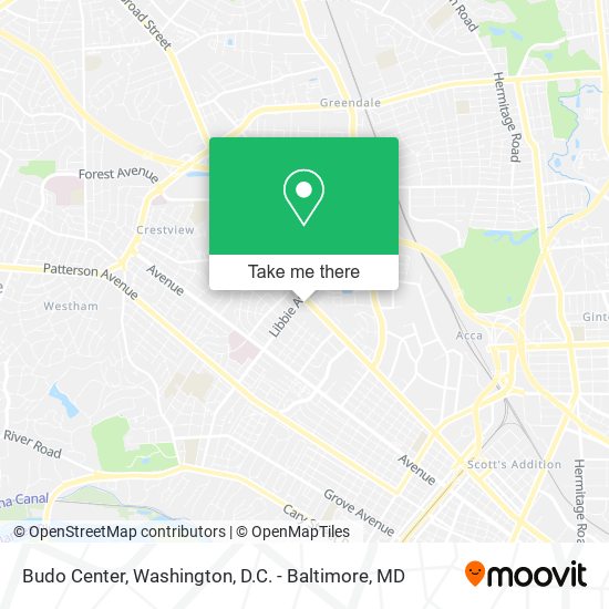 Budo Center map
