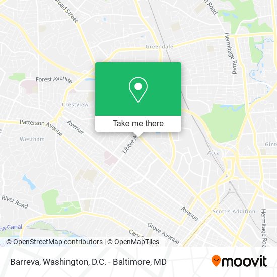 Barreva map
