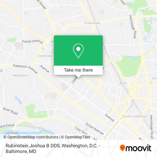 Rubinstein Joshua B DDS map