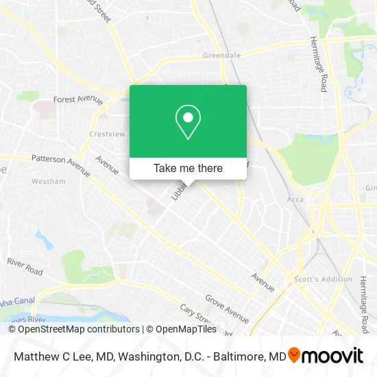 Matthew C Lee, MD map