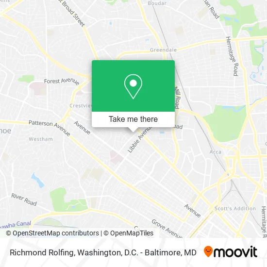 Richmond Rolfing map