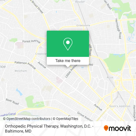 Mapa de Orthopedic Physical Therapy