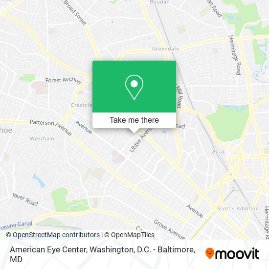 American Eye Center map