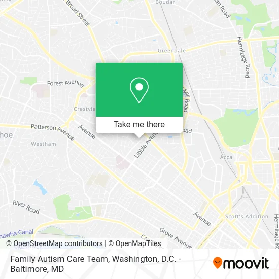 Family Autism Care Team map