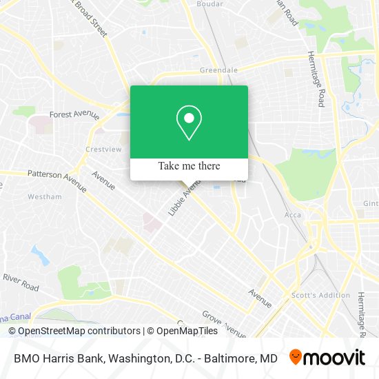 Mapa de BMO Harris Bank