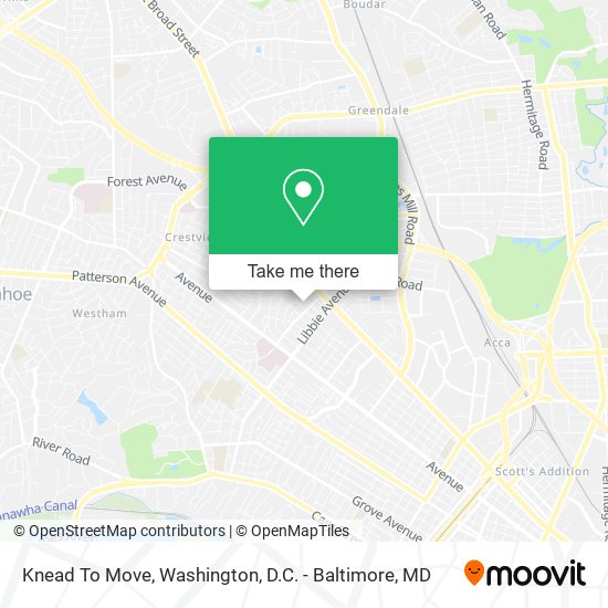 Mapa de Knead To Move