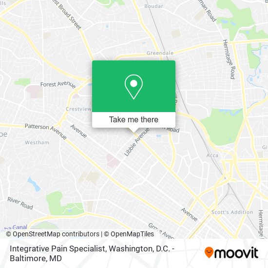 Integrative Pain Specialist map