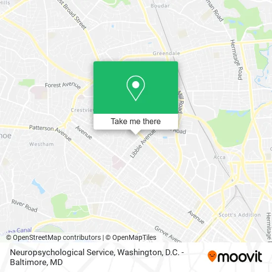 Mapa de Neuropsychological Service