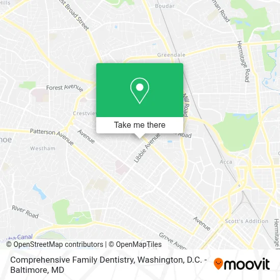 Comprehensive Family Dentistry map