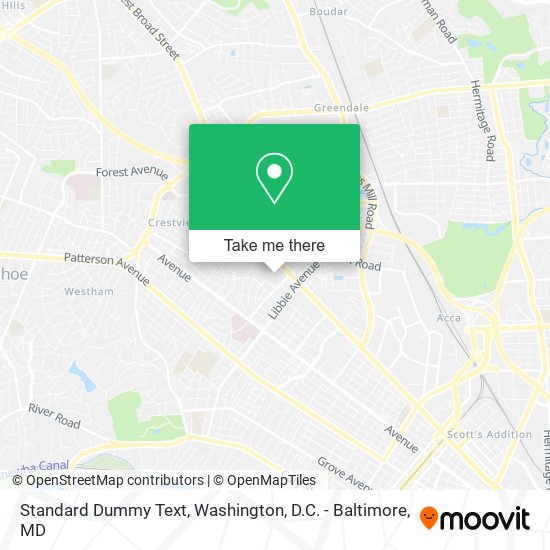 Mapa de Standard Dummy Text
