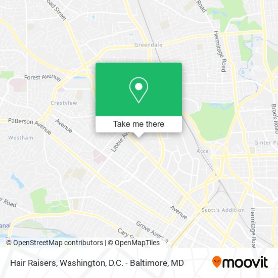 Hair Raisers map