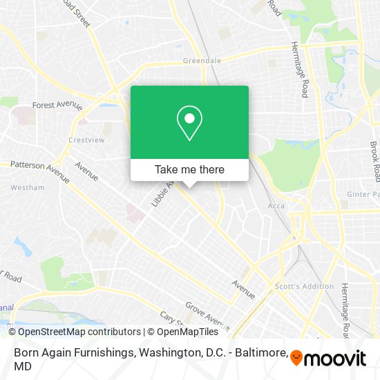 Born Again Furnishings map