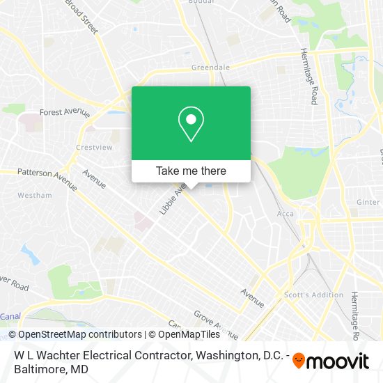 Mapa de W L Wachter Electrical Contractor