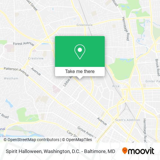 Spirit Halloween map
