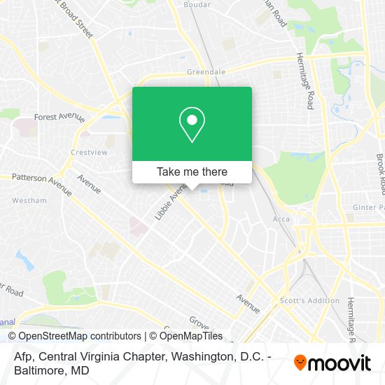 Afp, Central Virginia Chapter map