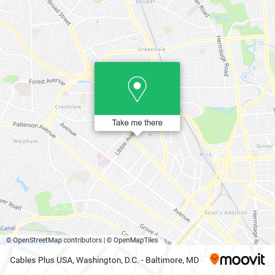 Cables Plus USA map