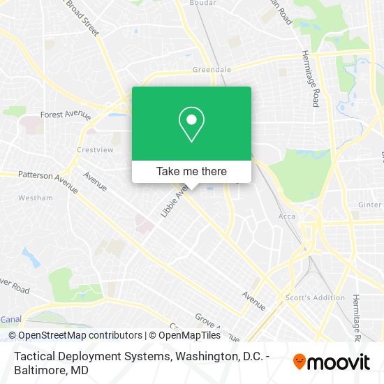 Tactical Deployment Systems map