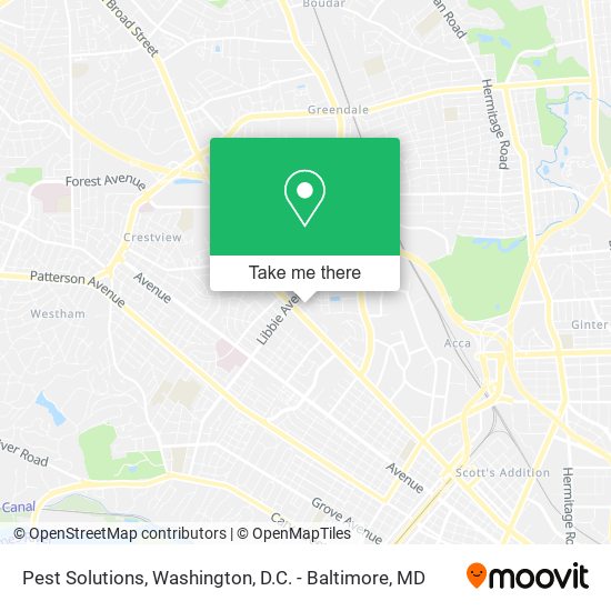 Pest Solutions map