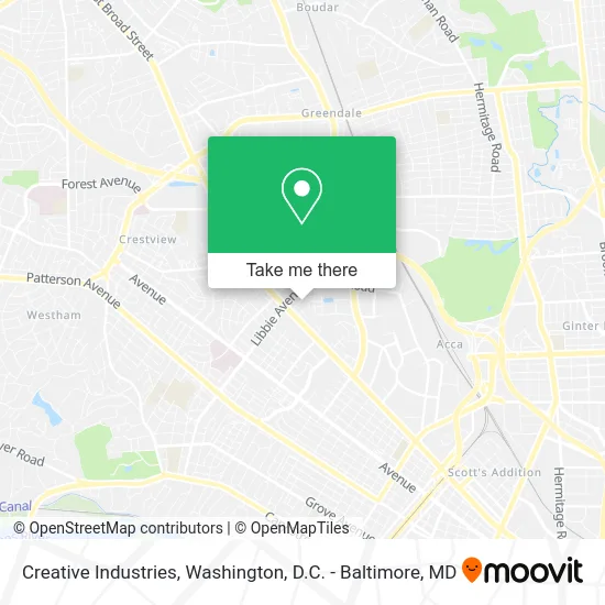 Creative Industries map