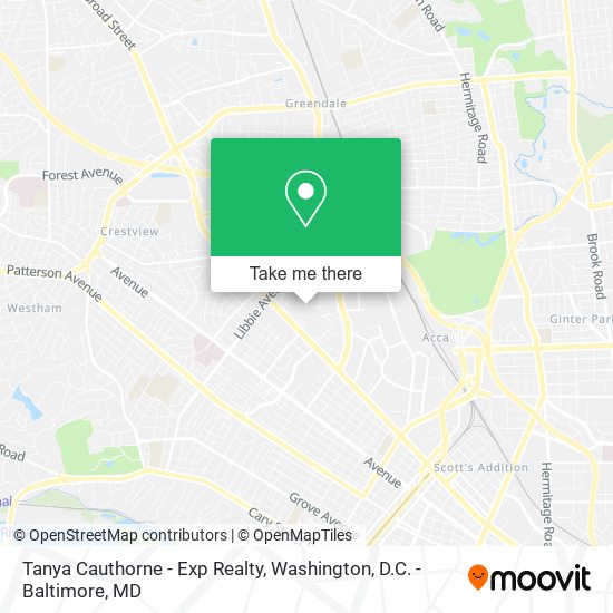 Mapa de Tanya Cauthorne - Exp Realty