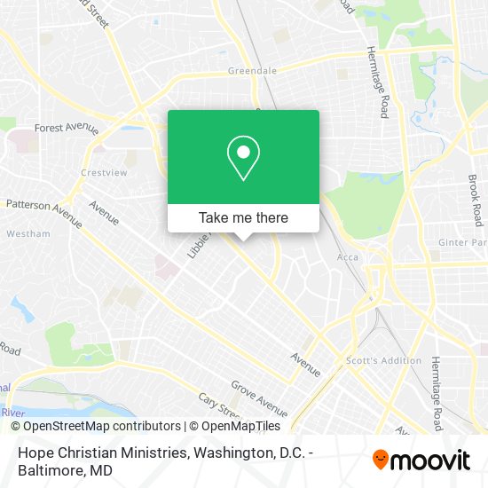 Mapa de Hope Christian Ministries