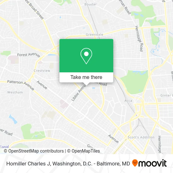 Homiller Charles J map