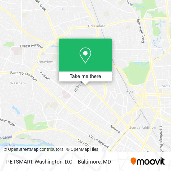 PETSMART map