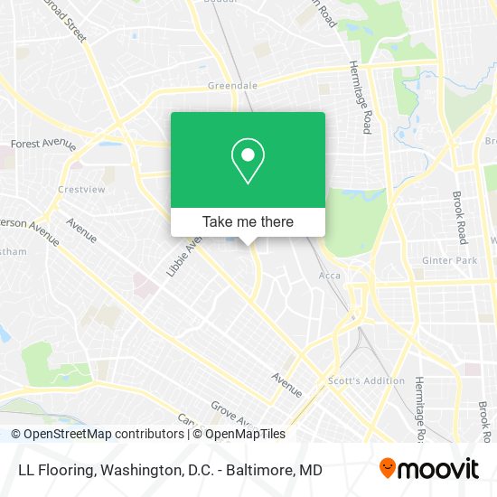 LL Flooring map