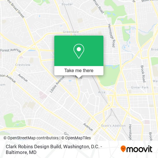 Clark Robins Design Build map