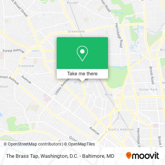 Mapa de The Brass Tap