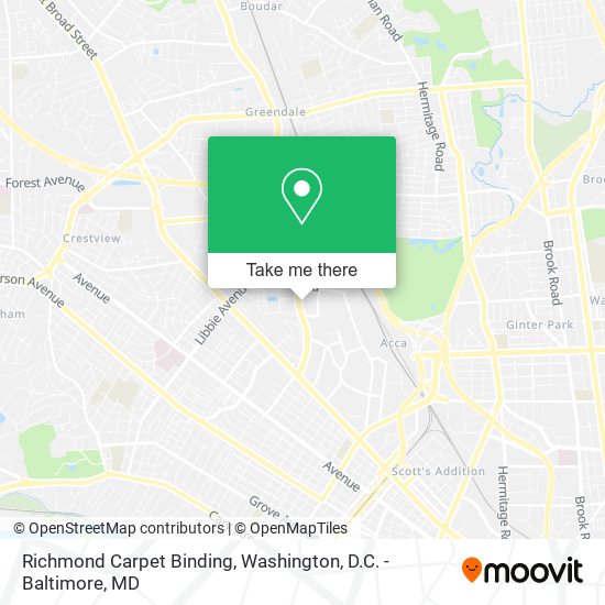 Richmond Carpet Binding map