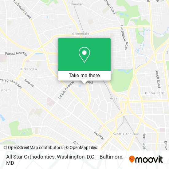 Mapa de All Star Orthodontics