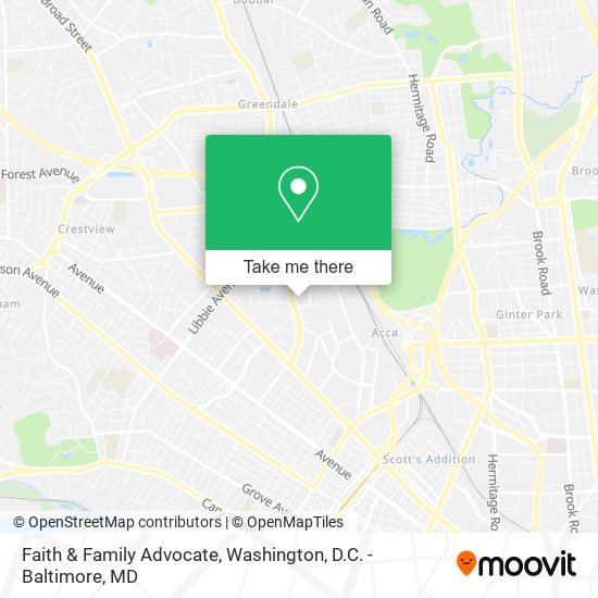 Mapa de Faith & Family Advocate