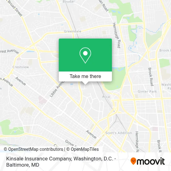 Kinsale Insurance Company map