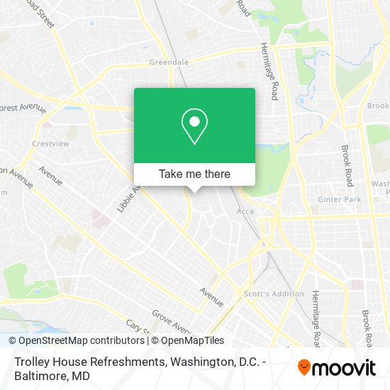 Mapa de Trolley House Refreshments
