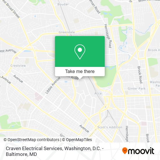 Craven Electrical Services map