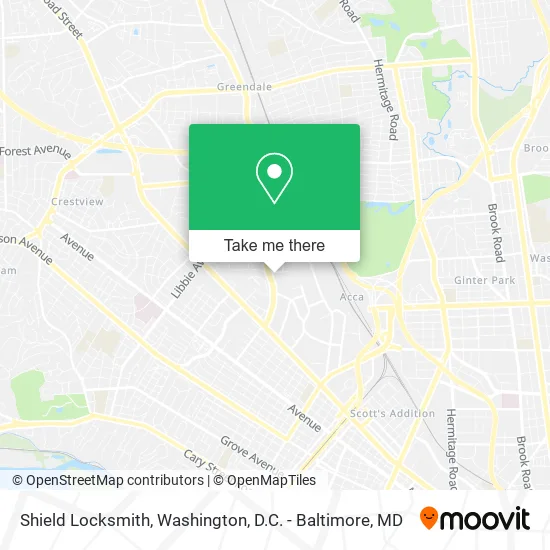 Shield Locksmith map