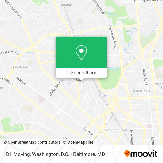 D1 Moving map