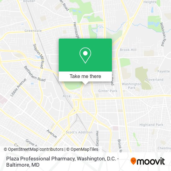 Mapa de Plaza Professional Pharmacy
