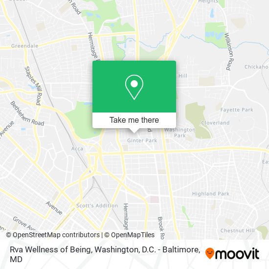 Rva Wellness of Being map