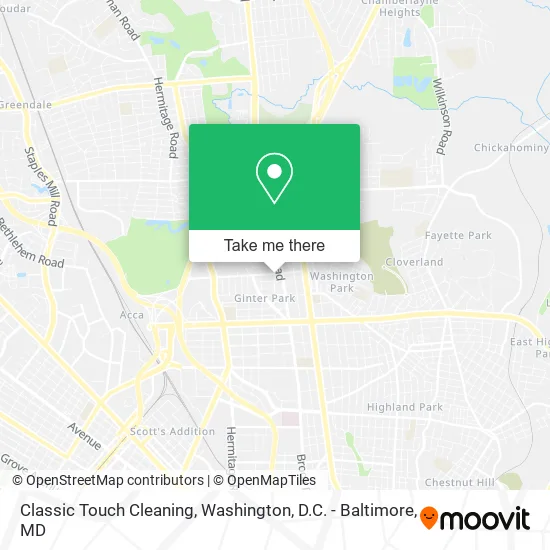 Classic Touch Cleaning map