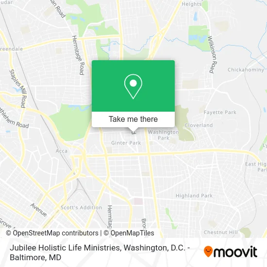 Jubilee Holistic Life Ministries map