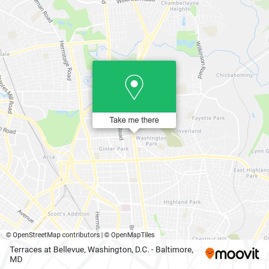 Mapa de Terraces at Bellevue