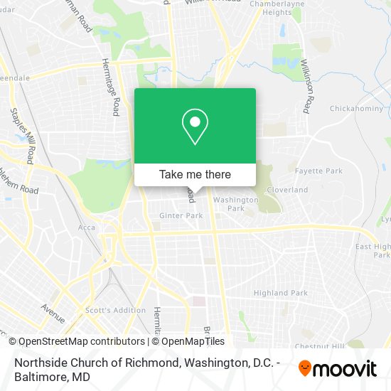 Mapa de Northside Church of Richmond
