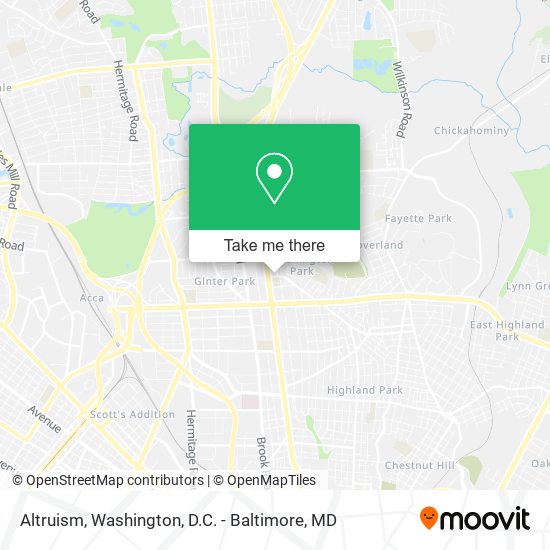 Altruism map