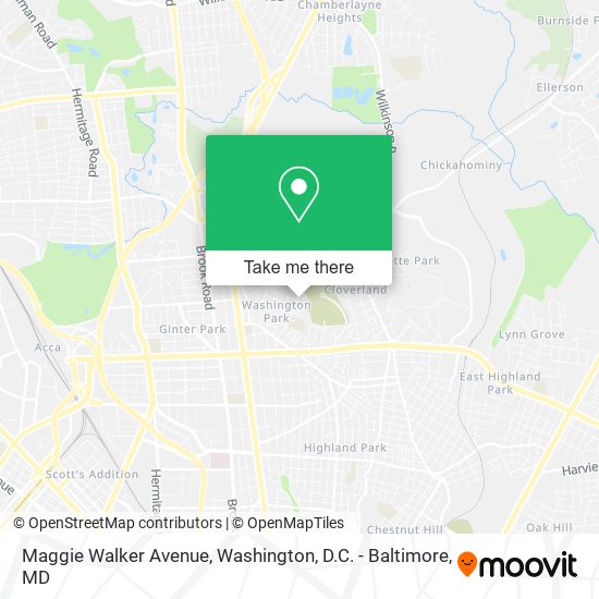 Maggie Walker Avenue map