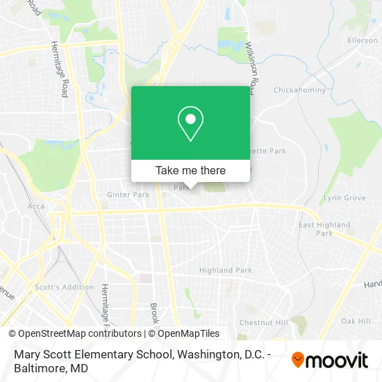Mary Scott Elementary School map